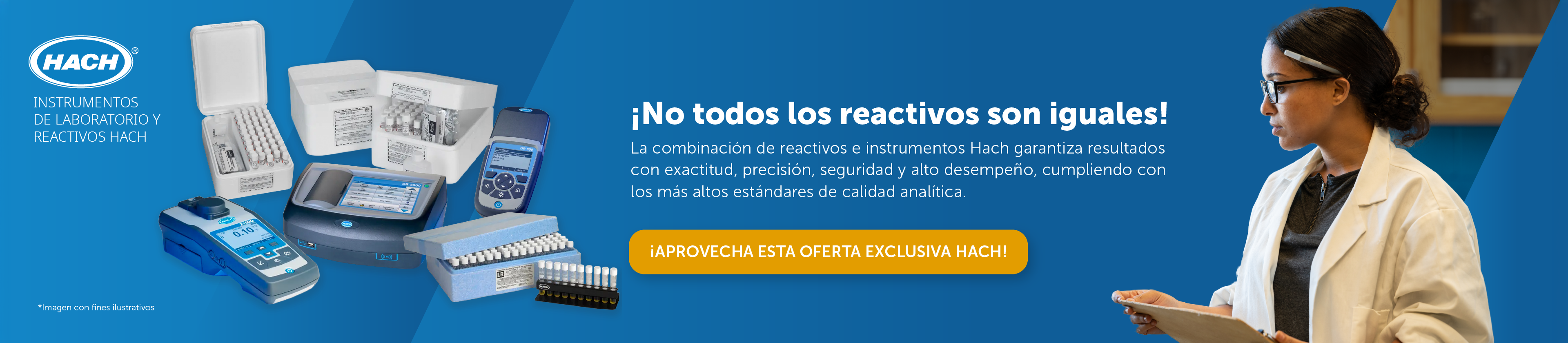 Aprovecha esta oferta exclusiva Hach.