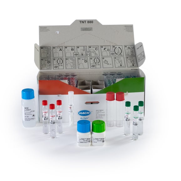 Simplified TKN (s-TKN) TNTplus Vial Test (0-16 mg/L N), 25 Tests
