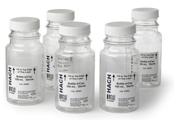 Presterilized Sampling Bottle, Round, 50 per pack