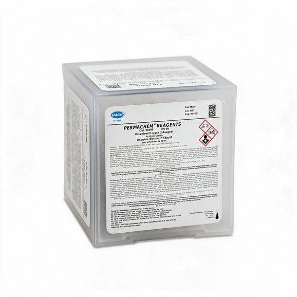Dissolved oxygen 2 reagent powder pillows, 60 mL sample, pk/100
