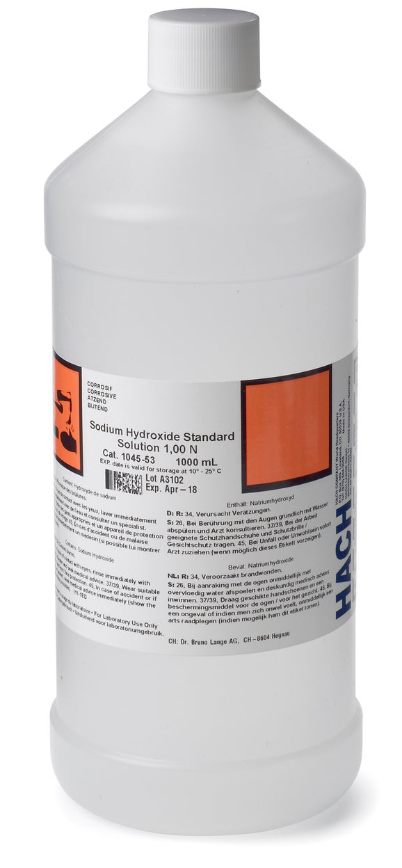 Sodium hydroxide standard solution, 1.000 N, 1 L