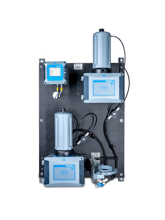 Dual Parameter Monitoring Panel with SC4500 and 2 x TU5300sc Low Range Turbidimeters
