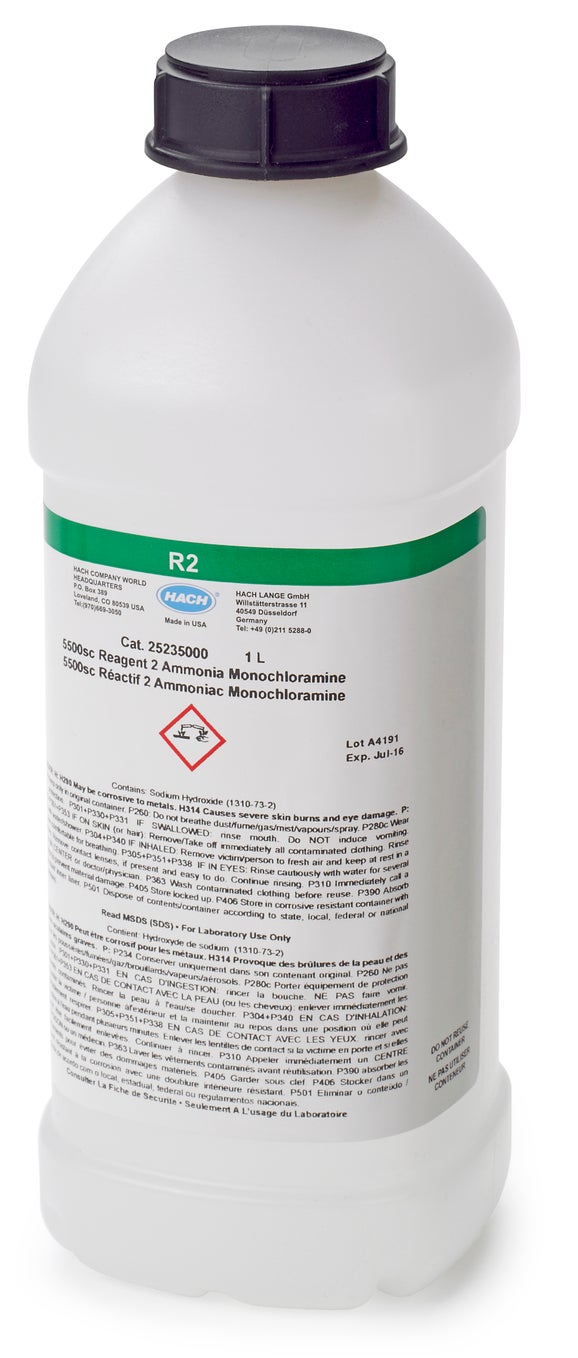 5500sc Ammonia Monochloramine Reagent 2, 1L