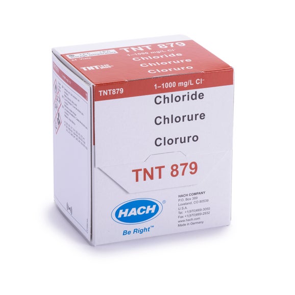 Chloride TNTplus Vial Test (1.0-1,000 mg/L Cl), 24 Tests