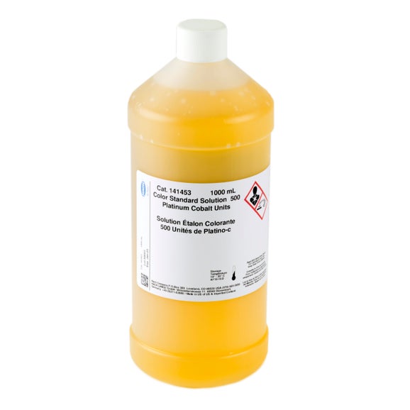 Color Standard Solution, 500 Pt Co Units, 1 L