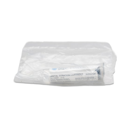 Sodium Thiosulfate Digital Titrator Cartridge, Stabilized, 0.0250 N