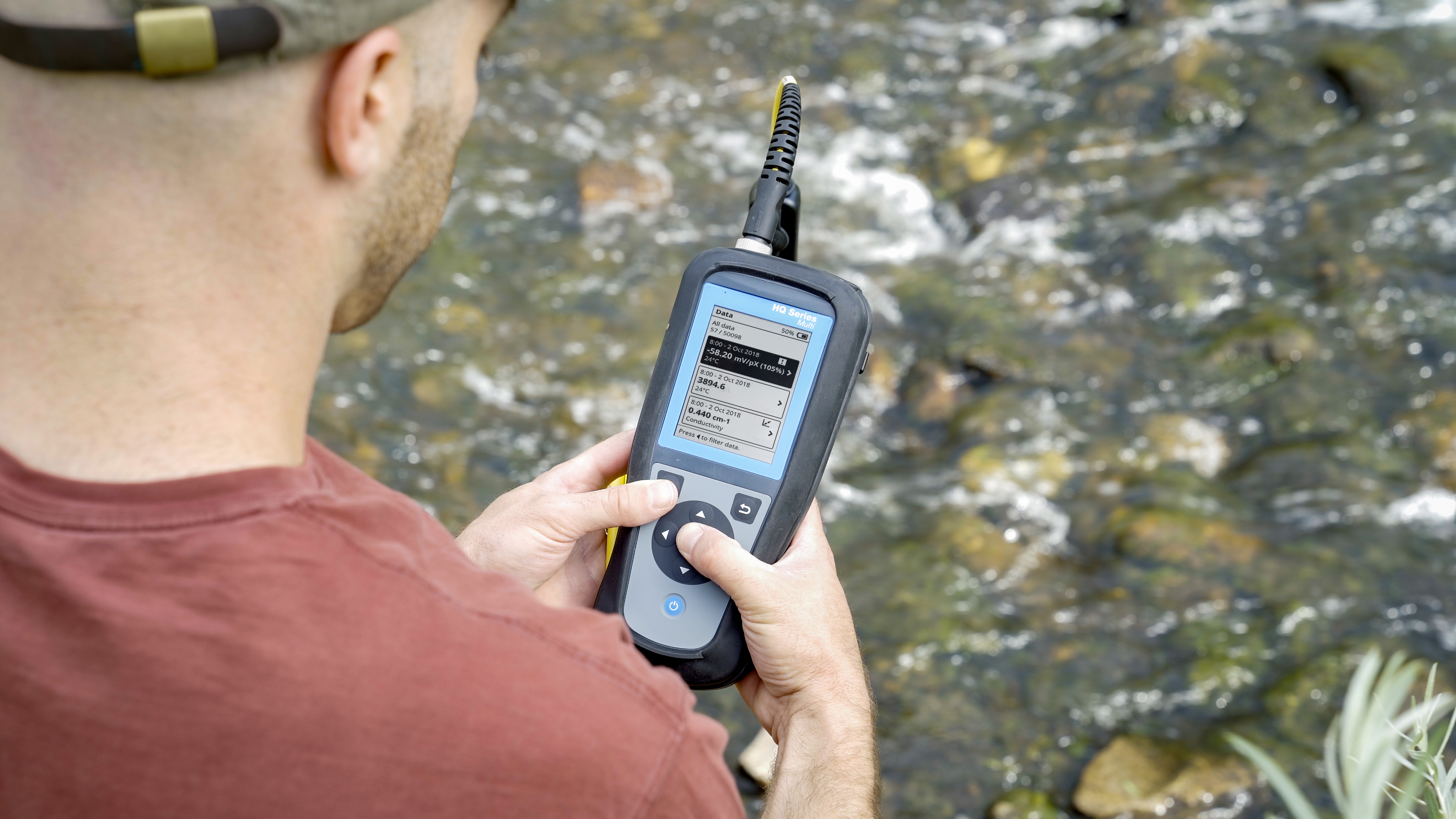 HQ4200 Portable Multi-Meter, pH, Conductivity, TDS, Salinity