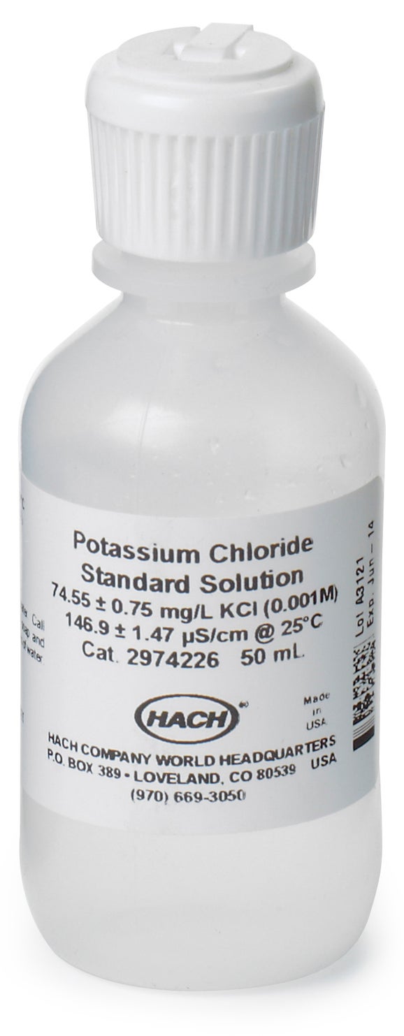 Conductivity Standard Solution, 146.9 µS/cm, KCl, 50 mL