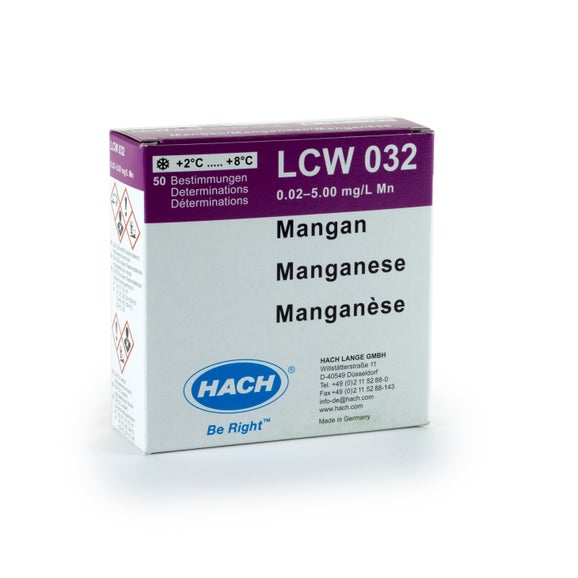 Manganese reagent set 0.2-5 mg/L / 0.02-1.0 mg/L Mn