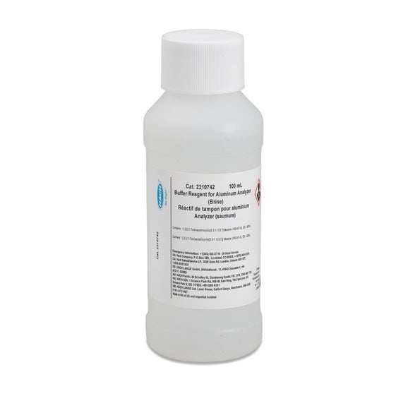 Buffer reagent, aluminum in brine, 100 mL