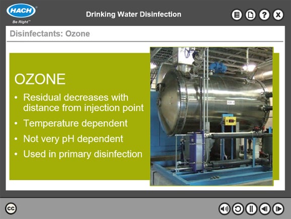 Drinking Water Disinfection Online Course