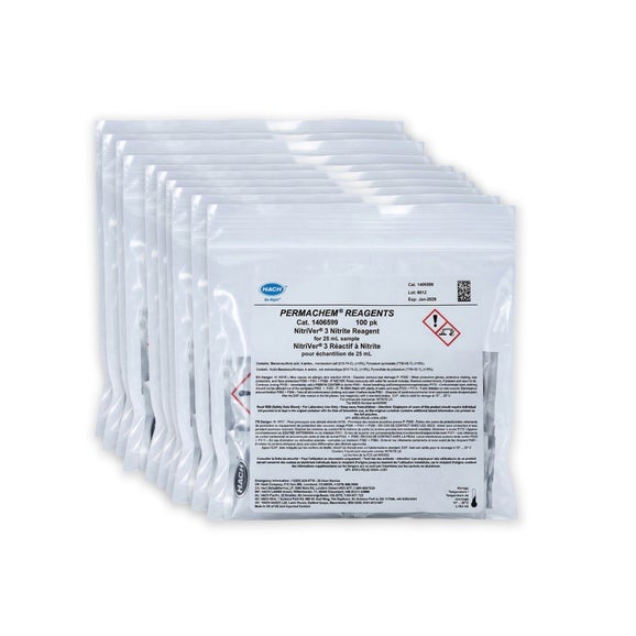 NitriVer® 3 Nitrite Reagent Powder Pillows, 25 mL, pk/1000 (10 x pk/100)