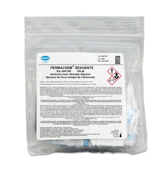 Ammonia Ionic Strength Adjustor (ISA) Powder Pillows, pk/100