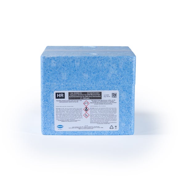 COD TNT, Mercury free, 0 - 1500 mg/L O₂