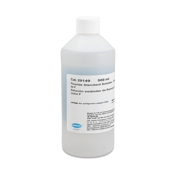 Fluoride Standard Solution, 1 mg/L, 500 mL