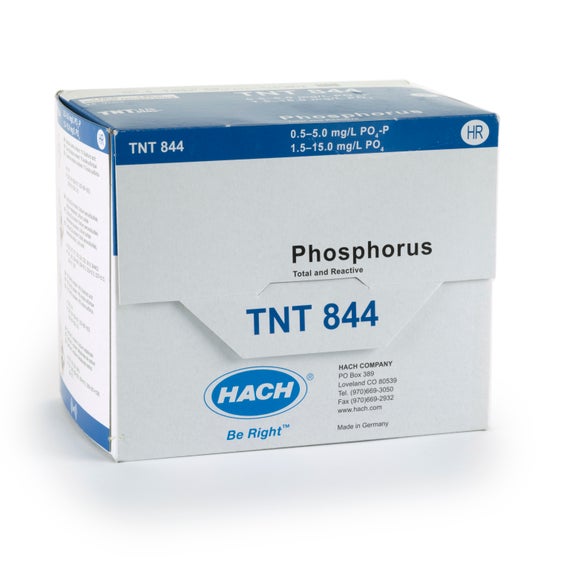 Phosphorus (Reactive and Total) TNTplus Vial Test, HR (1.5-15.0 mg/L PO₄), 25 Tests