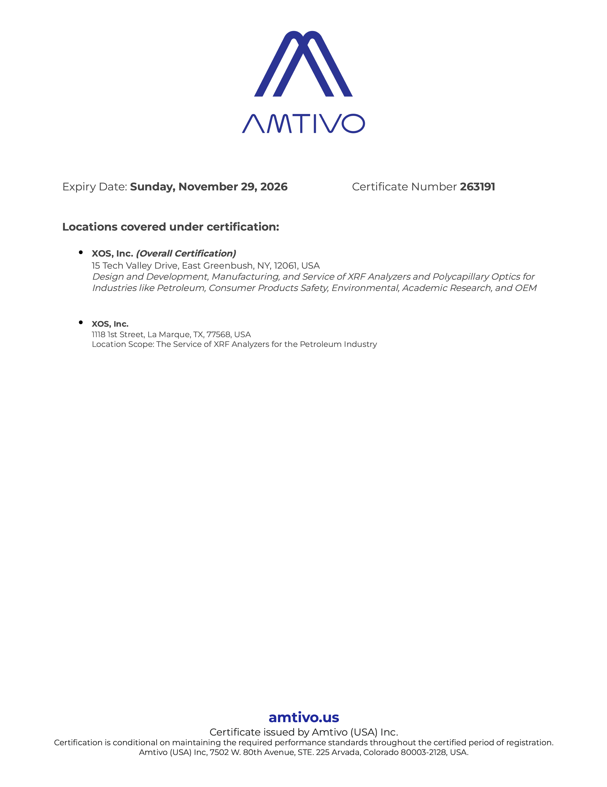 ISO Certificate - East Greenbush (2)